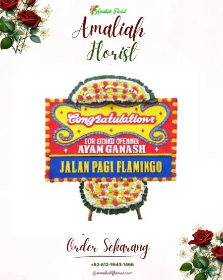 Sewa Papan Bunga Landasan Ulin Barat